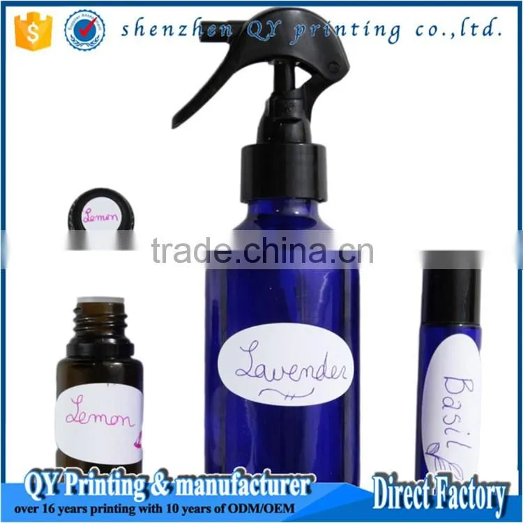 permanent shampoo label,shampoo bottle label,matt shampoo label