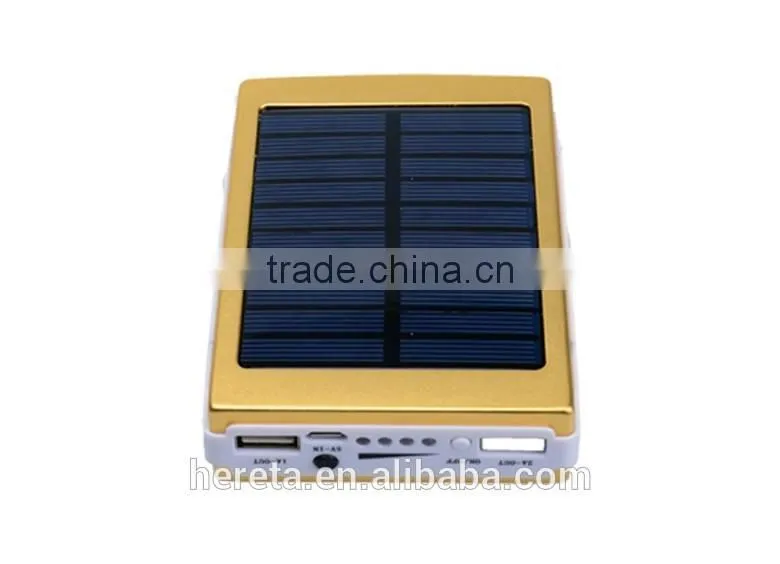 High capacity camping lantern solar power bank 12000MAH