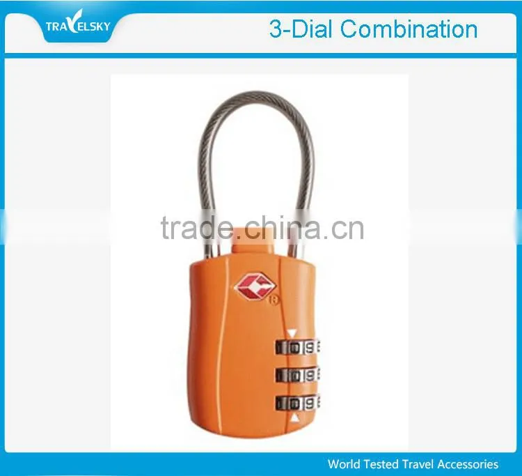 Approved 3-Dial Luggage TSA steering wheel Lock