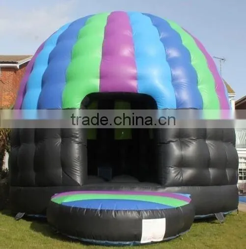 inflatable disco dome bounce castle bouncer round disco house