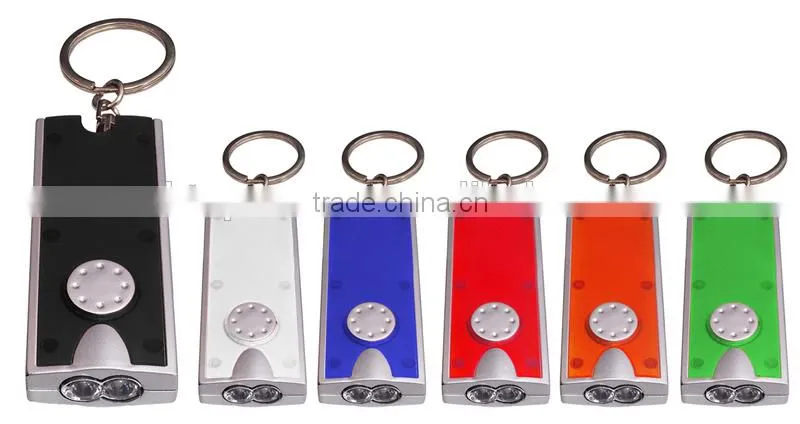 1 led keychain light with coin