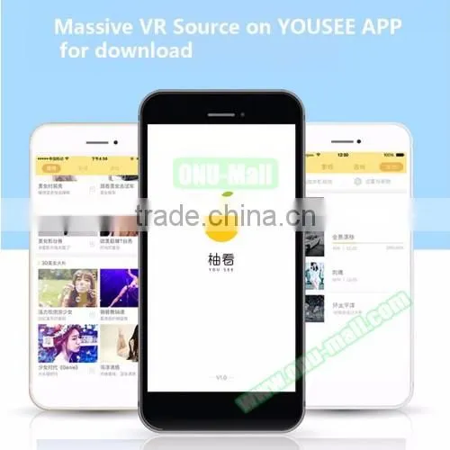 Amazon Hot Sales Mini VR Box 3D Glasses, VR Headset Case for 4.5-5.5 inch Smartphones