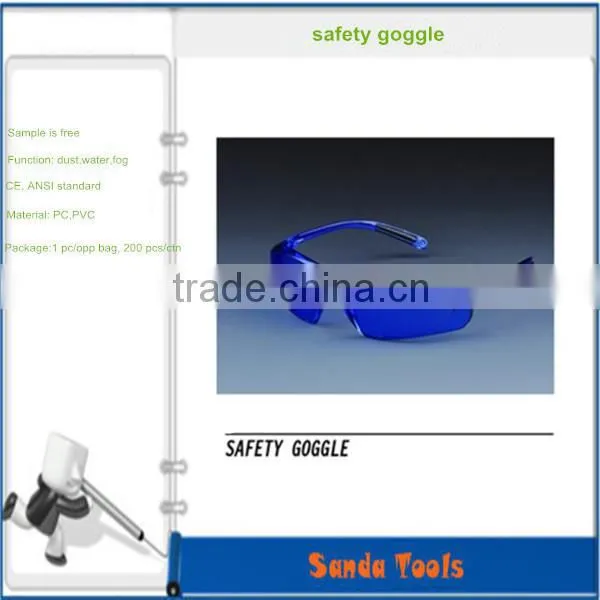 dustproof safety goggles blue color