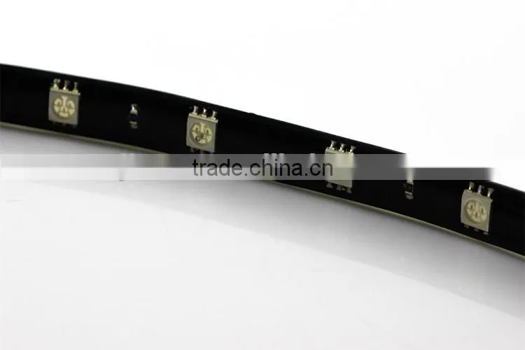 12v dc 60cm 5050 smd 24 LED Strip Light Knight Rider Car Led Lights