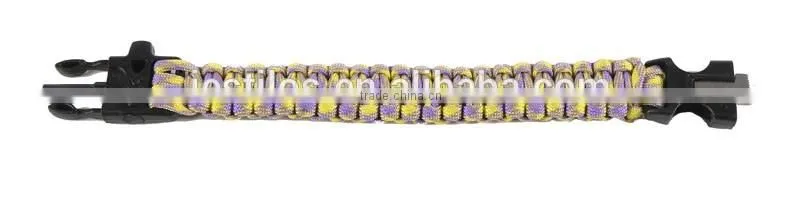 Make file with knife paracord bracelet for man