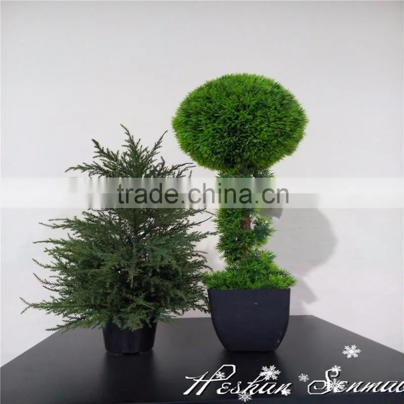 artificial topiary tree boxwood bonsai for garden decor