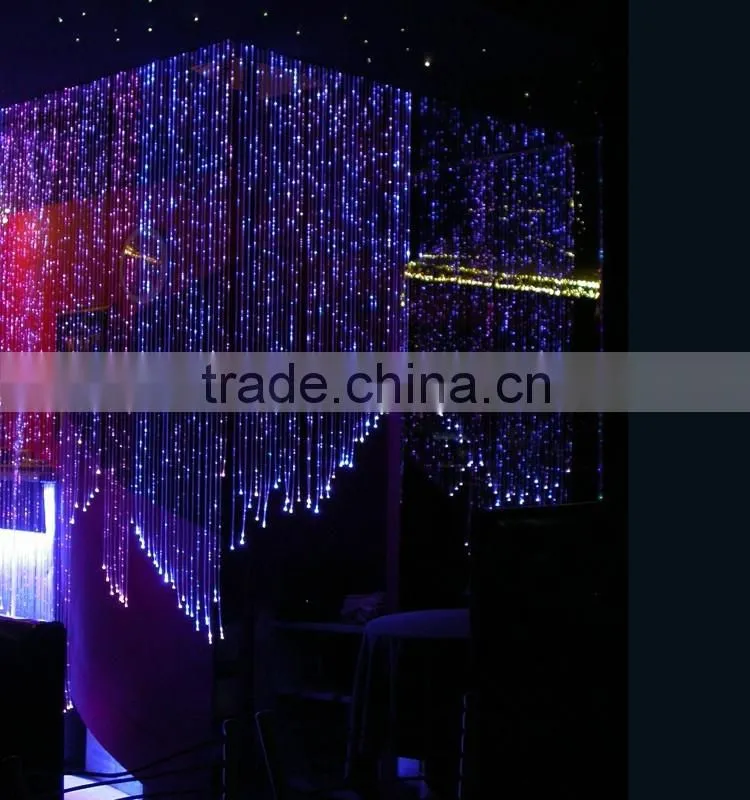 2016 nice fiber optic curtain light for bar decoration