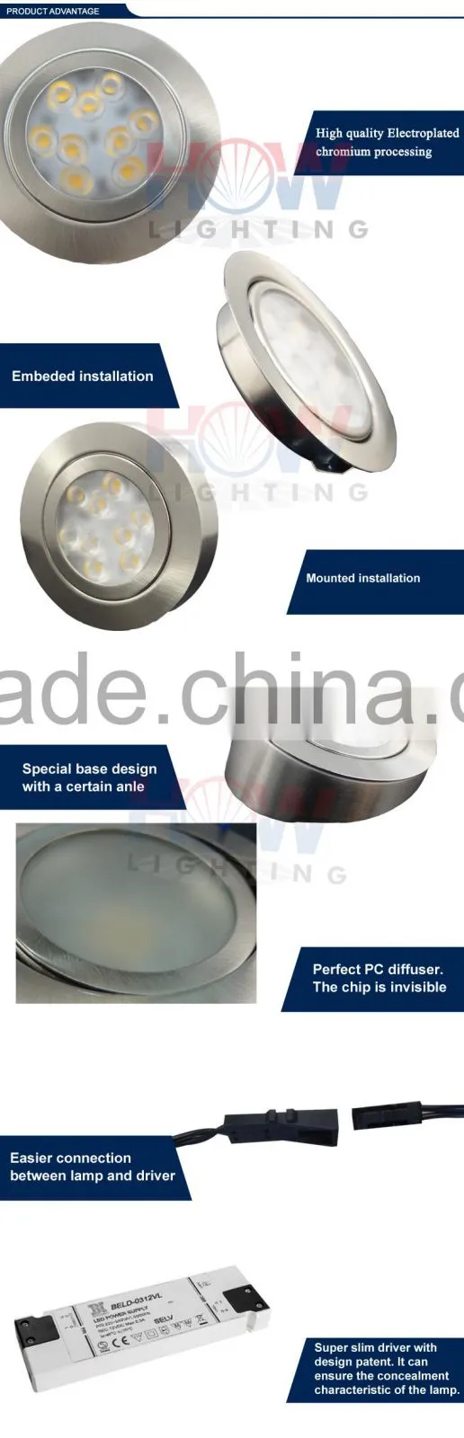 2015 new design led downlight