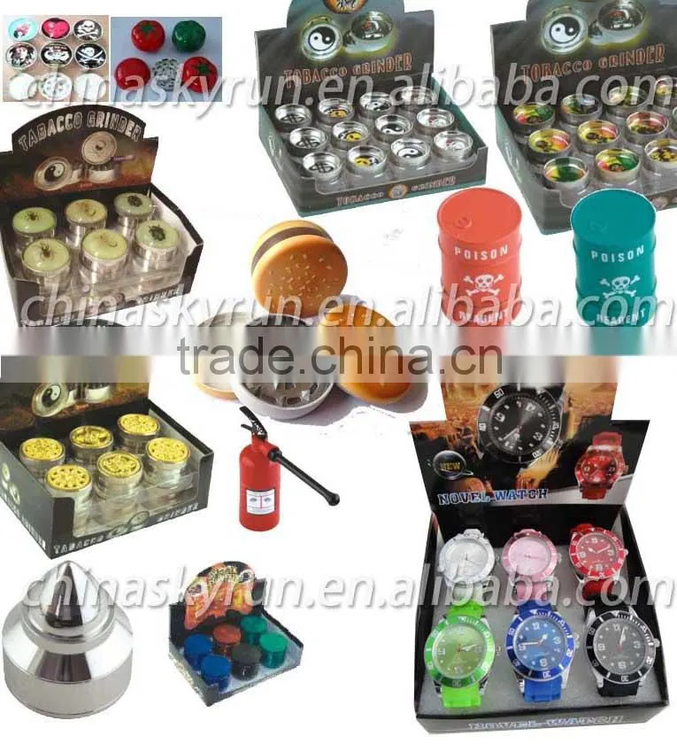 3pc painted plastic herb grinder tobacco grinder high quality