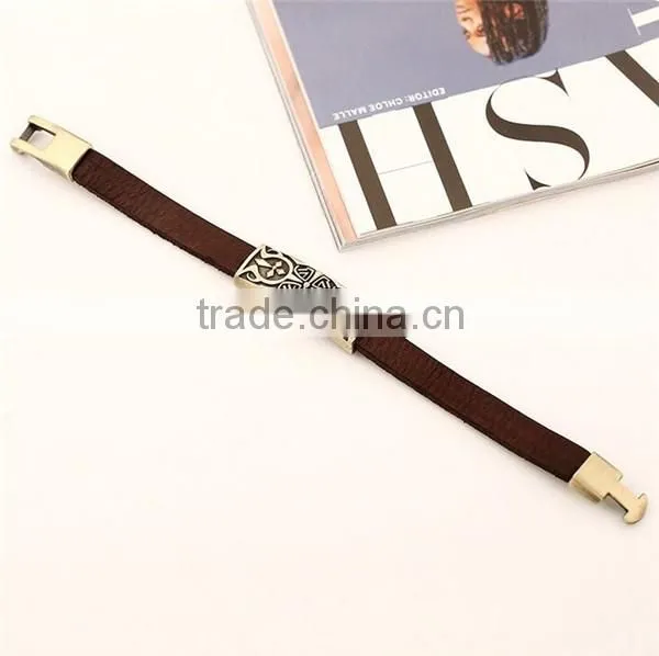 Handmade leather bracelet designs men bracelet leather jewelry