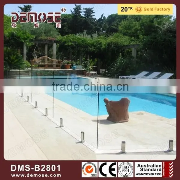 safety glass railing / deck railing glass panels