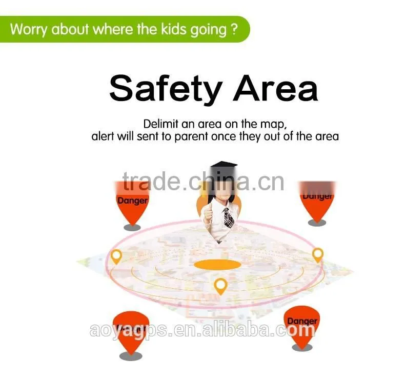 Multiple positioning kids GPS watch pedometer walking smart phone watch