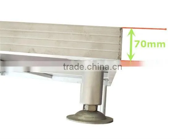 transparent glass stage acrylic stage