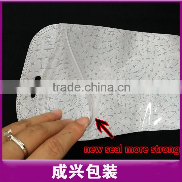 zipper top plastic bags for Cartoon silicone mobile phone cases/stationery plastic bags for cement packaging/flap-lock poly bag