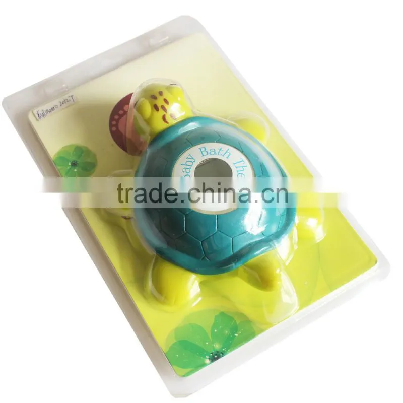Backlight LCD Digital baby bath thermometer use for baby with tortoise style
