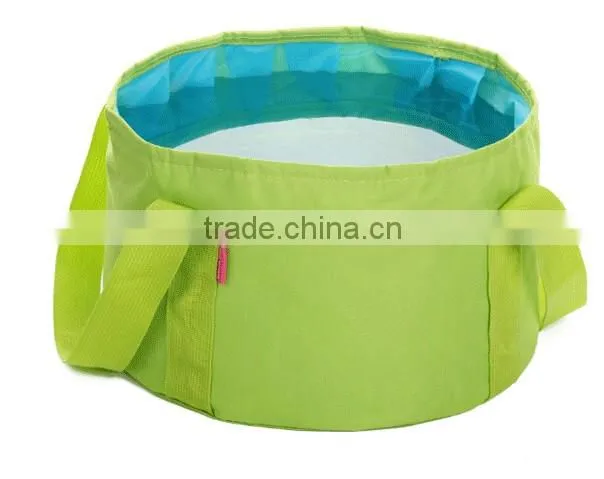 New Portable Water Bucket Outdoor Foldable Camping Travel Car Washbasin Footbath