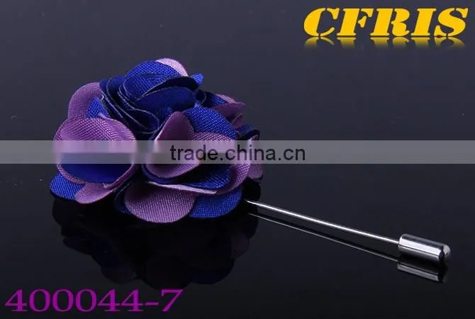 Farbic Cloth Lapel Pin,Multi-Color Flower Lapel Pin