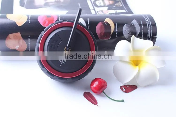 Universal mini wheel tyr stereo bluetooth speaker for computer, smart phones, tablets,pc,ipod,MP3,MP4