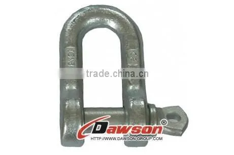 China supplier Dawson Drop Forged Dee Shackle Italy Type