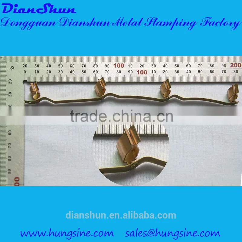 Customized electric socket brass parts applied for extension outlet