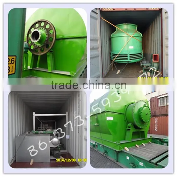 Environmental Friendly Continuous Waste Tyre Rubber Pyrolisis Plant