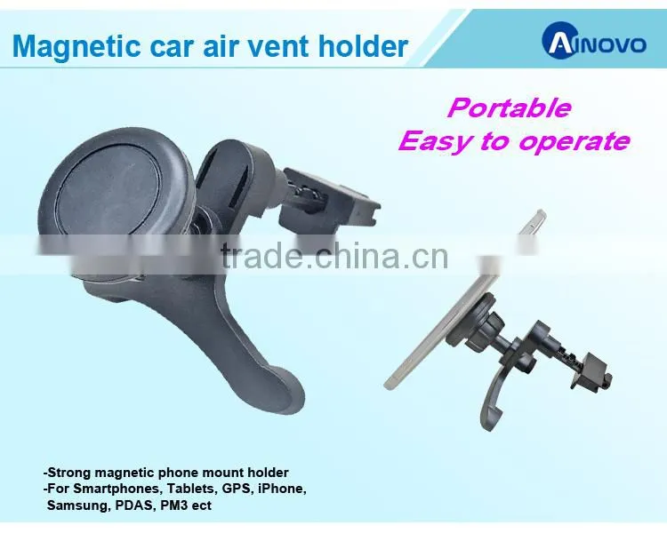 360 Degree Air Vent Magnetic Car Mobile Phone Holder for samsung car mount