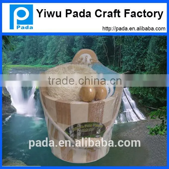 bamboo bath set