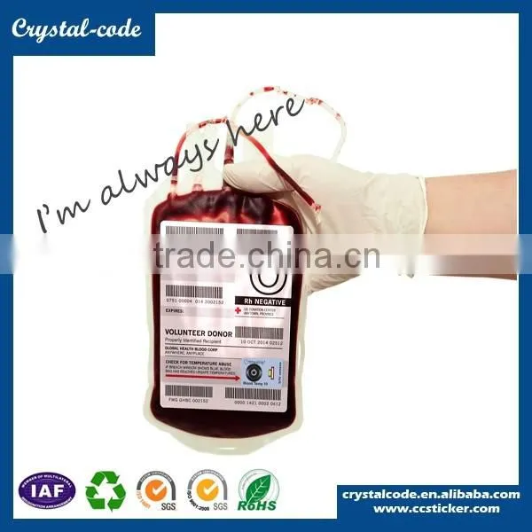 Permanent adhesive tamper proof adhensive paper medicine label with competitive price
