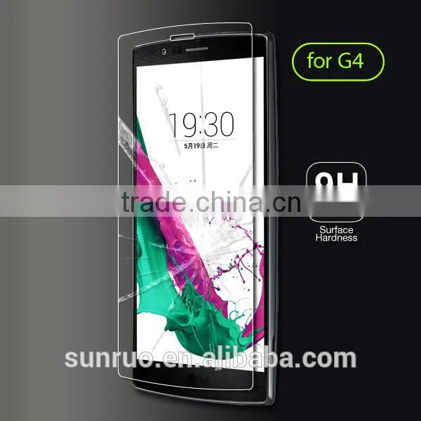 Clear tempered glass for lg g4 transparent film glass screen protector