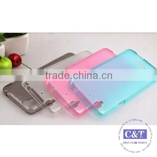 C&T Customized transparent soft tpu cover case for Micromax Yu Yureka