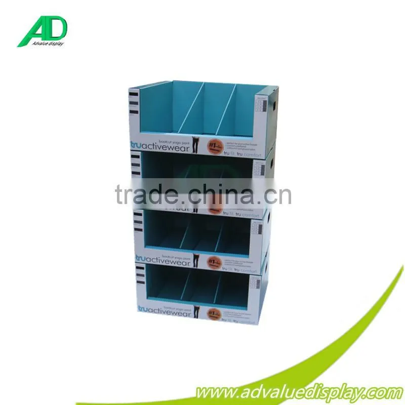 customized cheap cardboard bags countertop display