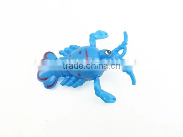Children wind up plastic toy lobster
