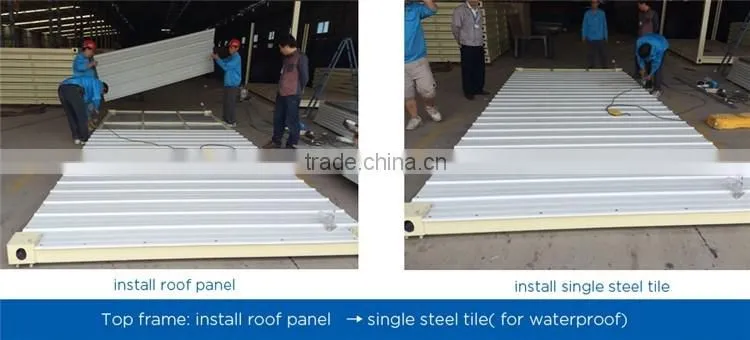 prefab 20ft container house exporting to Vietnam for sale