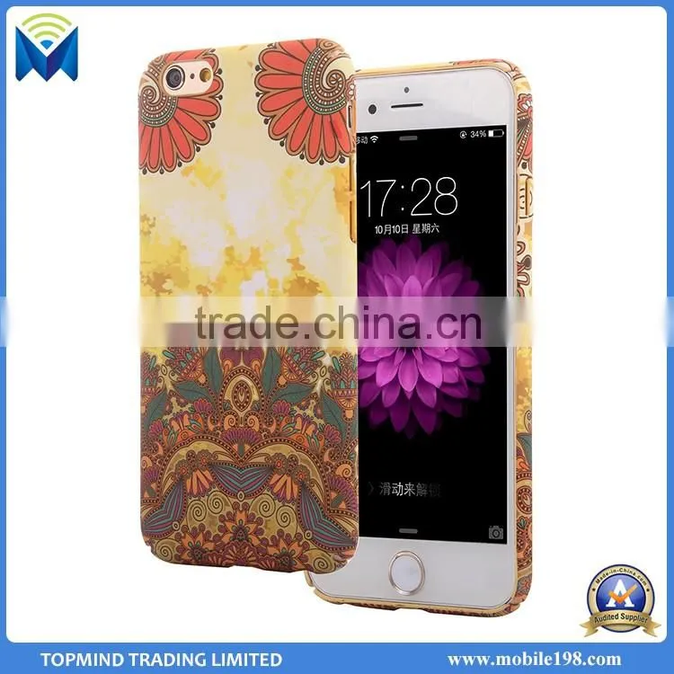 Hot Sale Wooden Pattern PC Back Case Cover for iPhone 6 6S