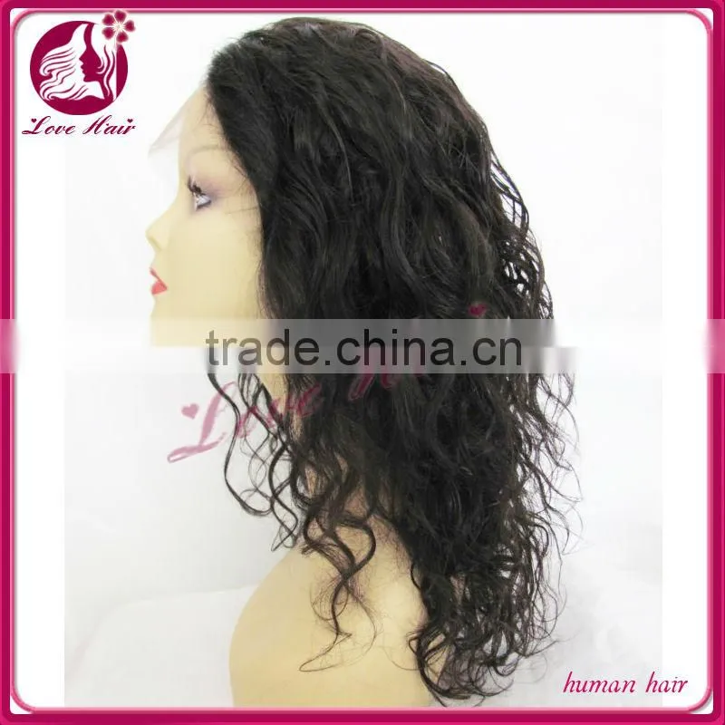Women prefer Unprocessed brazilian full lace wig 100% human brazilian U part lace wigs