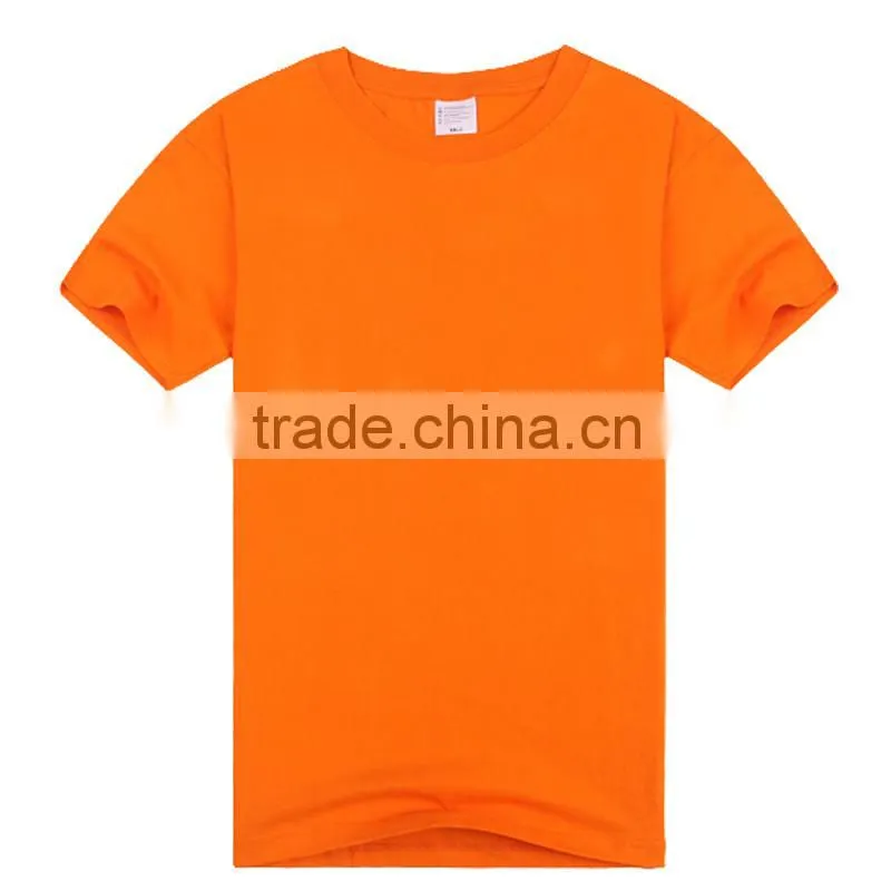 2016 Unisex Round Neck Printing Plain Cotton T Shirt