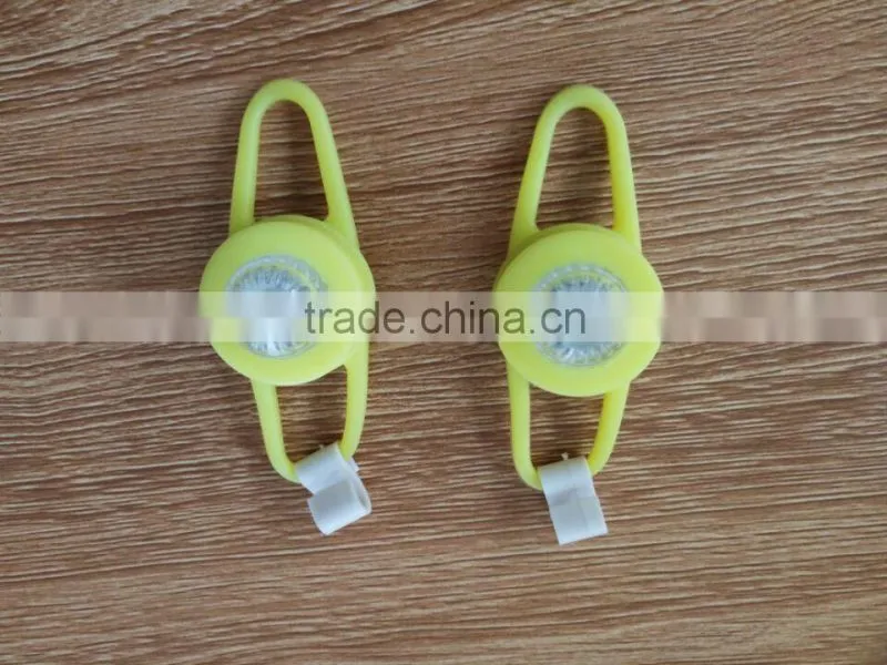 China cheap bicycle LED light / bicycle silicone LED light / handlebar LED light