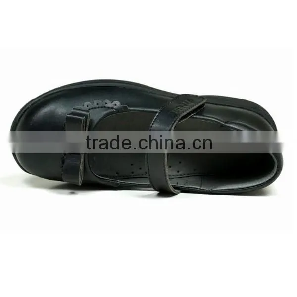 Wholesale Cheap Teenage Girls Flat Back to School Fitkids Shoes with Bow Knot