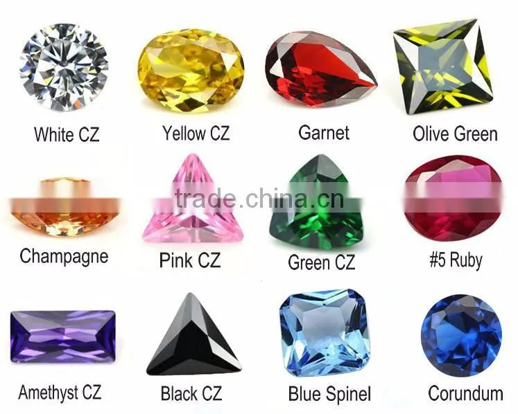 Brass material jewelry ring clear zircon stone finger ring holder