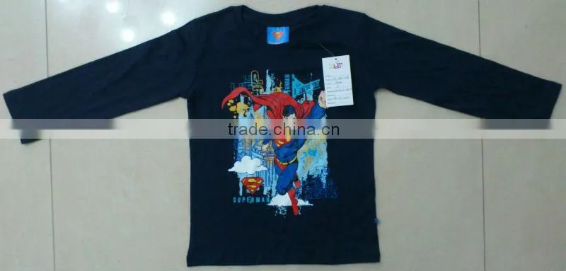 Autumn children long sleeve fashion design t-shirt,tops