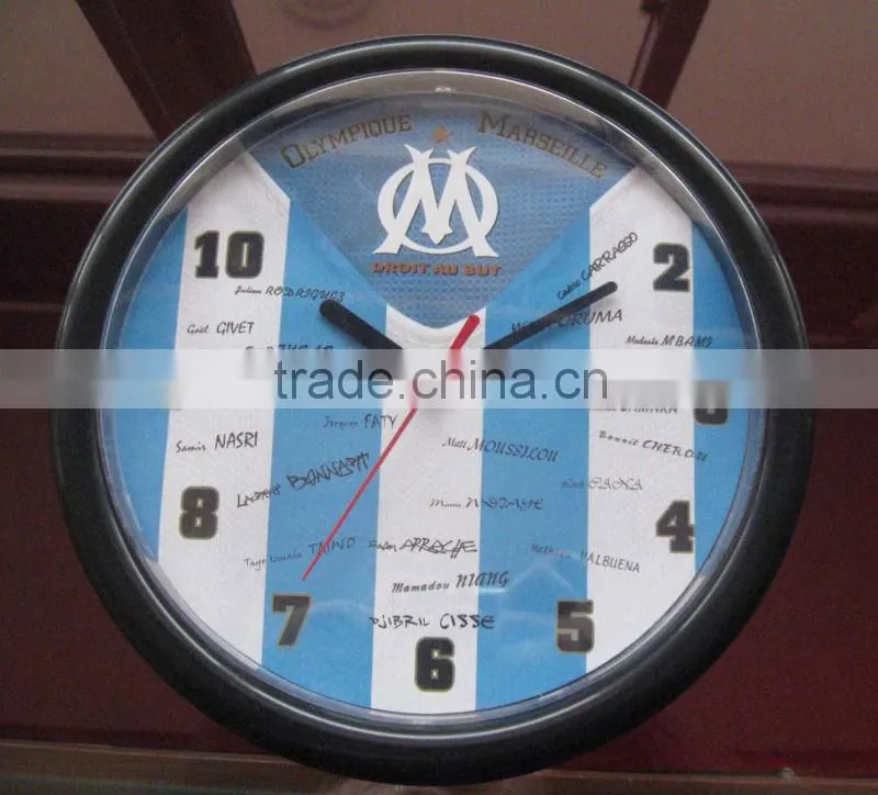 10 inch round plastic promotional wall clock
