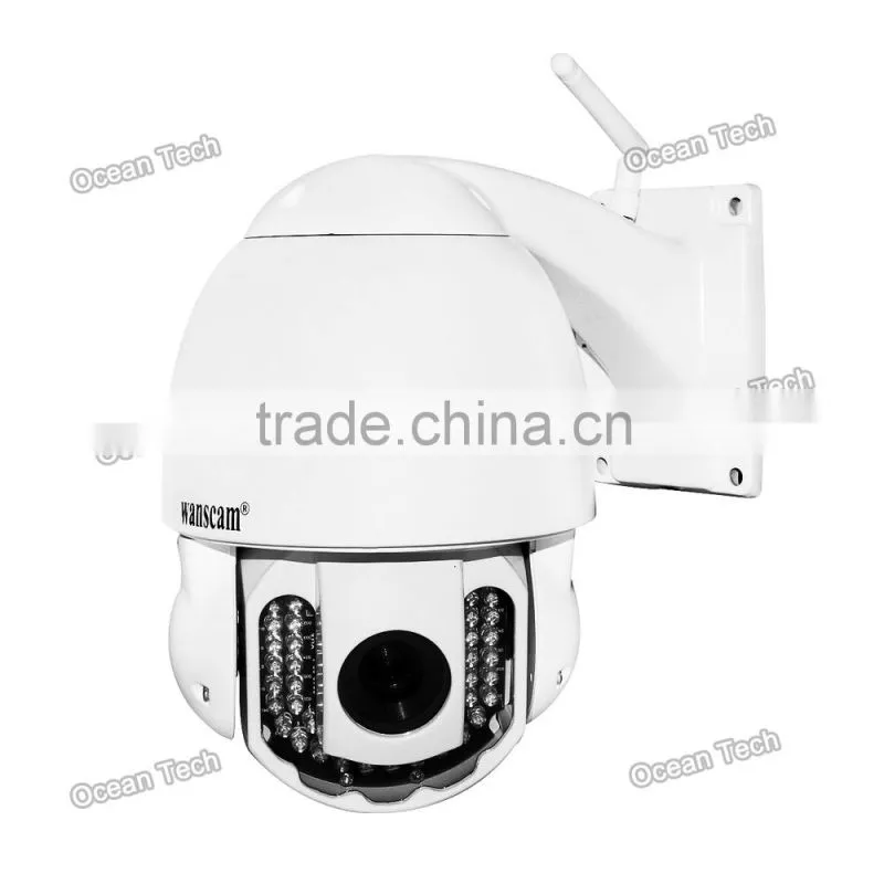 3x optical zoom better night vision IR 40m 1Megapixel H.264 Outdoor hd PTZ ip security camera