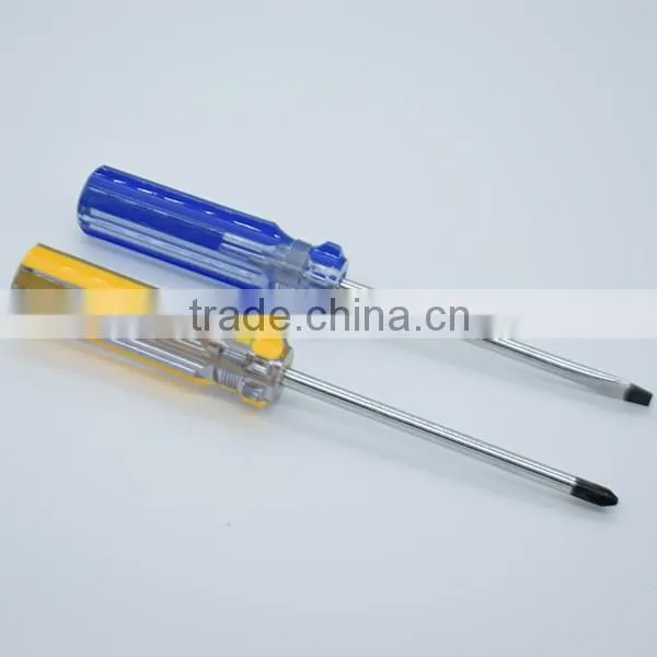 High quality Phillips,Hex,Slotted CRVand customized color handle screwdriver