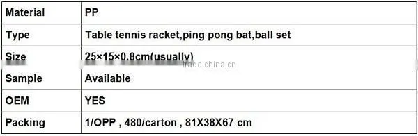 best training table tennis racket professional
