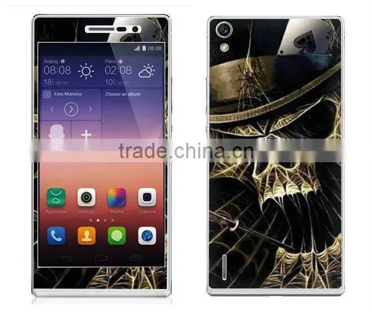 cartoon skin sticker for HUAWEI P7