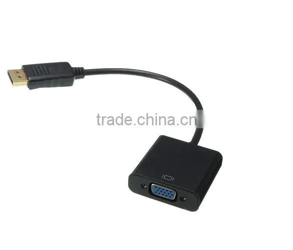 1080P Display Port DP Male to VGA Female Adapter Display Port Converter Connectors Cable v1.1