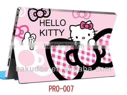 Custom color laptop protective Skin Sticker for Microsoft Surface Pro