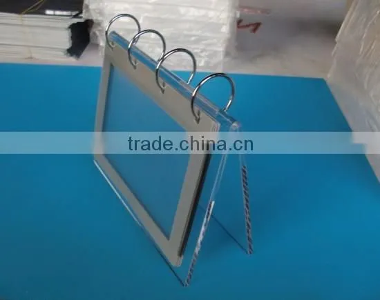 acrylic table calendar display