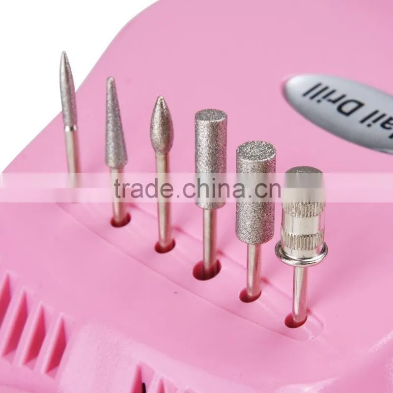 Best quality Nail Art Powerful 25,000RPM electric nail drill / pedicure manicure machine with pedal