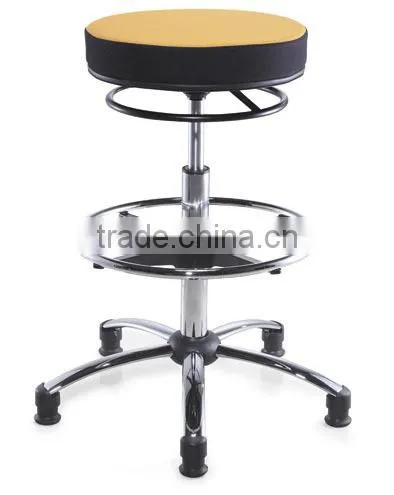 New Yellow & Black Fabric Architect Stools